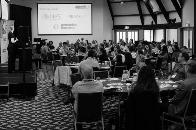 Tom Elliott presents at eResearch NZ conference